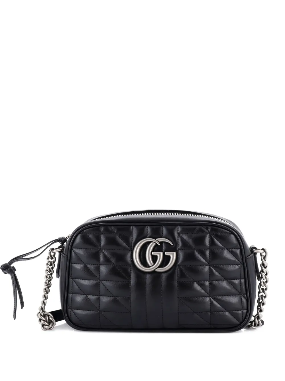 Gucci Pre-Owned GG Marmont Shoulder Bag Mixed Matelasse Leather Small