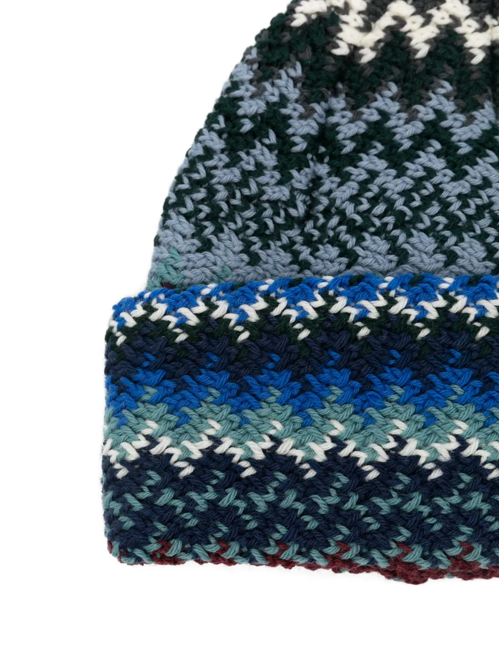 Missoni Artisan Crafted Zigzag Knit Hat In Multi