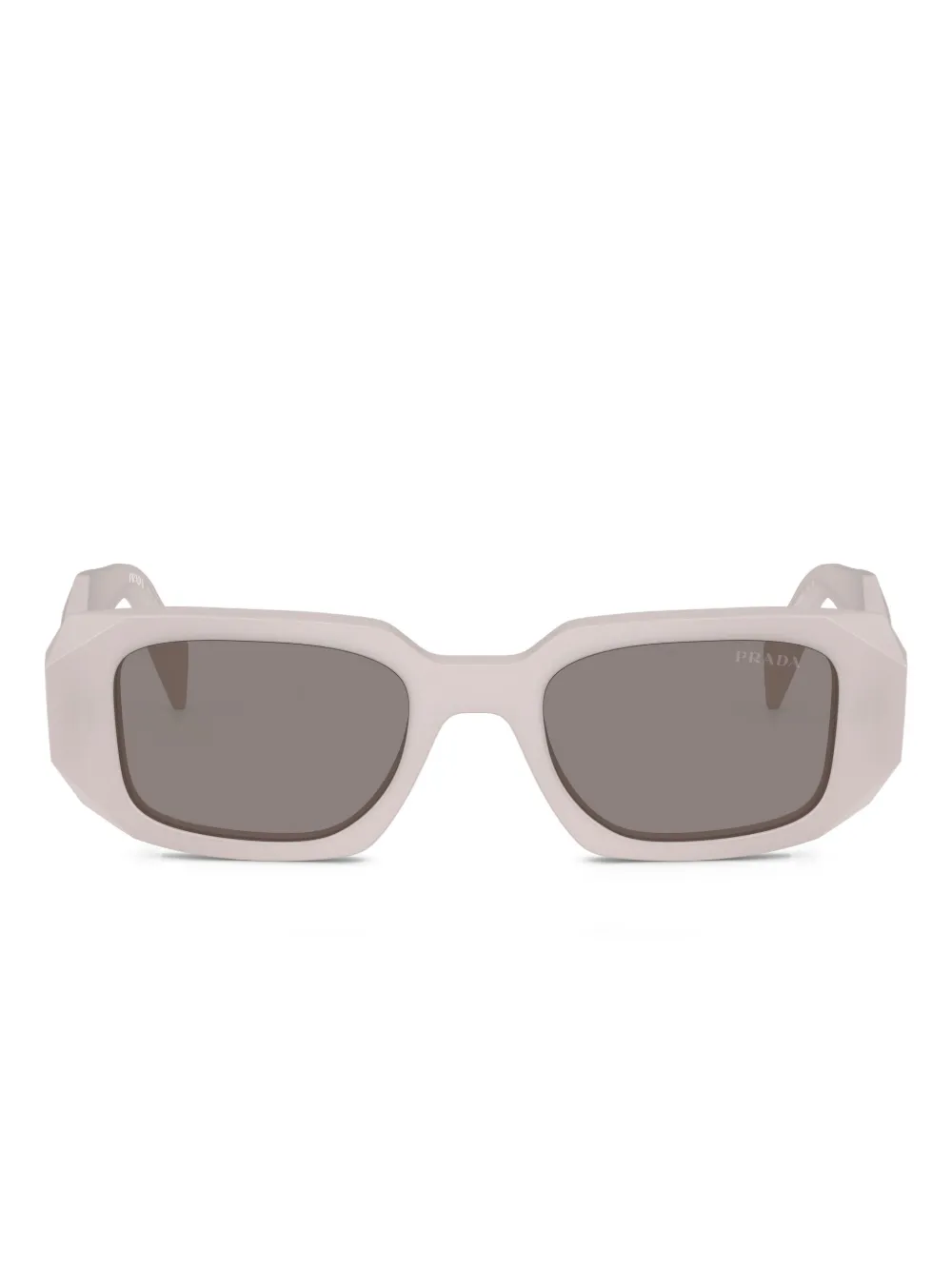 Prada Eyewear Symbole geometric-frame sunglasses - Toni neutri