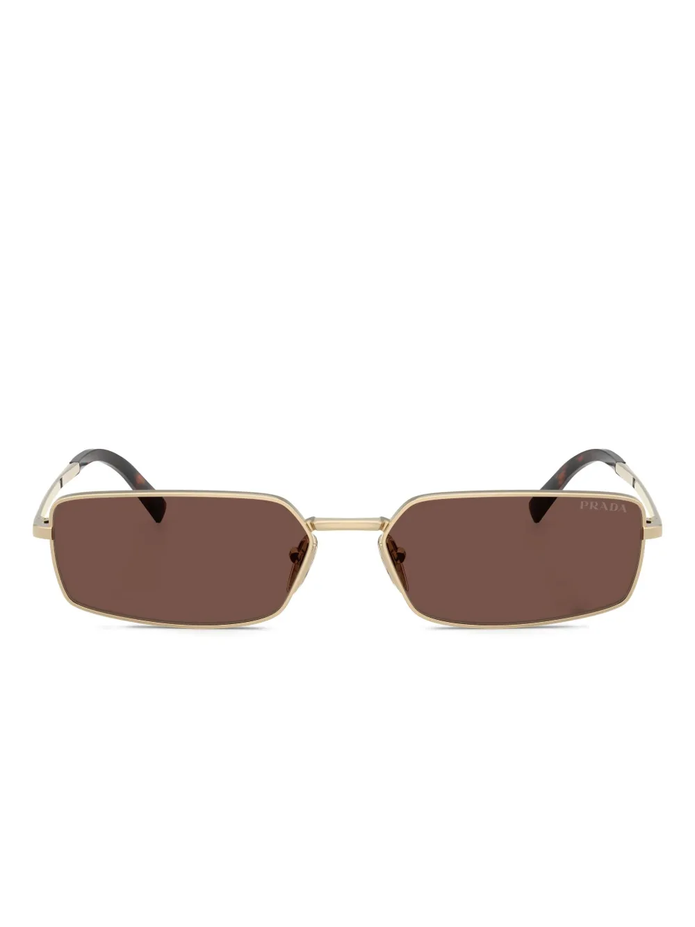 Prada Eyewear rectangular-frame sunglasses | Gold | Image 1