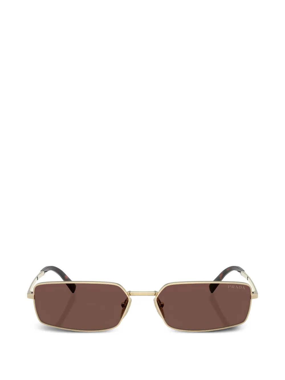 Prada Eyewear rectangular-frame sunglasses - Oro