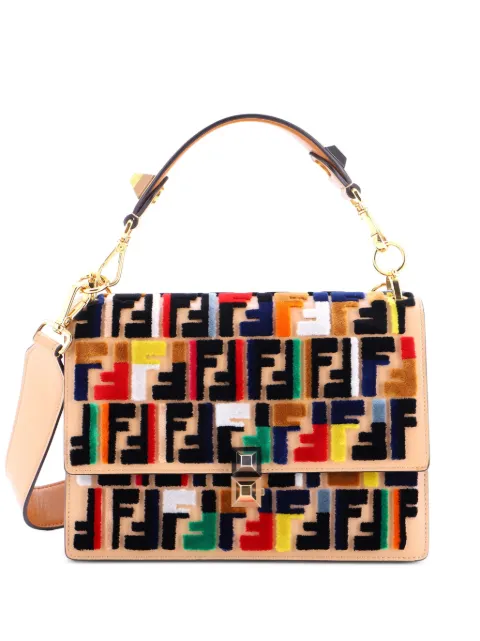 Fendi Pre-Owned Kan I Bag Zucca Velvet Medium shoulder bag