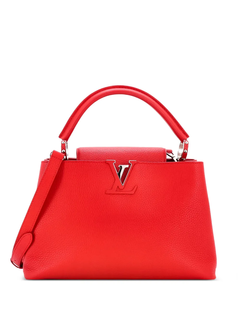 Louis Vuitton Pre-Owned Capucines Bag Leather PM satchel - レッド