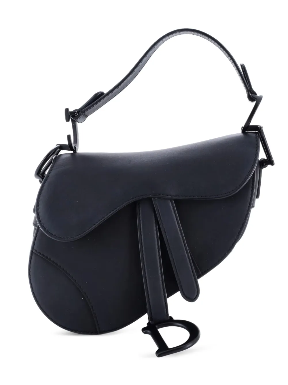 Christian Dior Pre-Owned Ultra Matte Saddle Handbag Leather Mini Christian Dior Pre-Owned Ultra Matte Saddle Handbag Leather Mini