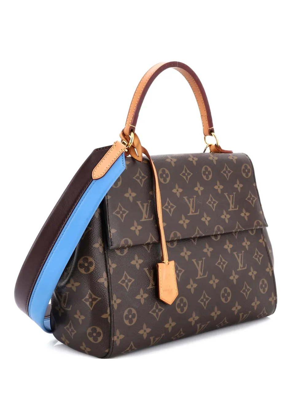 Louis Vuitton Pre-Owned Cluny Top Handle Bag Monogram Canvas MM shoulder bag - Brown