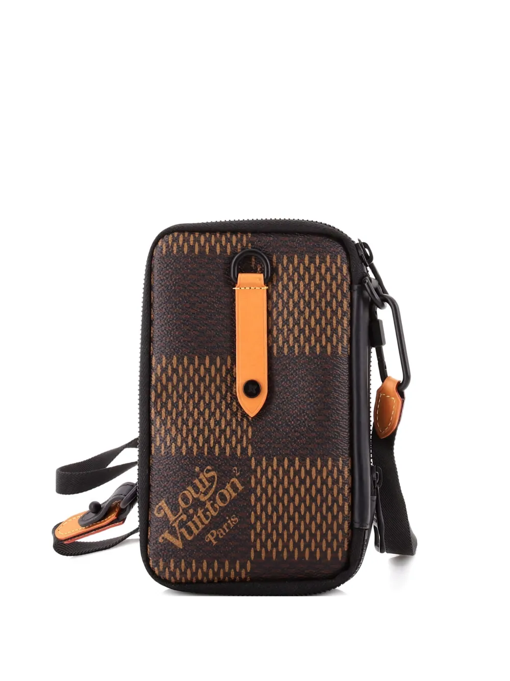 Louis Vuitton Pre-Owned Nigo Double Phone Pouch Limited Edition Louis Vuitton Pre-Owned Nigo Double Phone Pouch Limited Edition