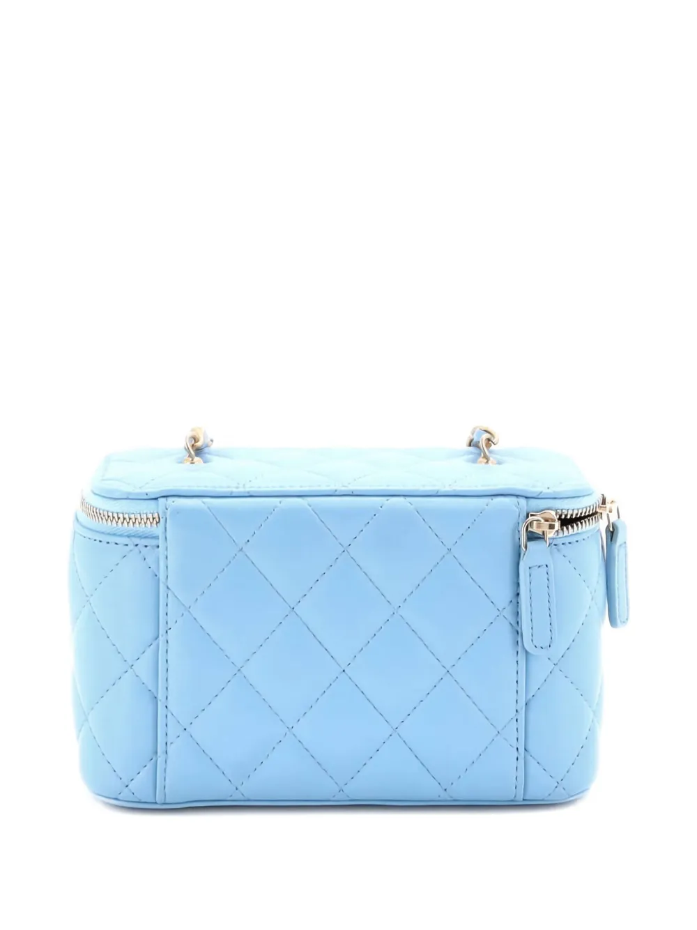 CHANEL Pre-Owned Pearl Crush Vanity Case with Chain Quilted Lambskin Small clutch bag | Pre-Owned | Image 2