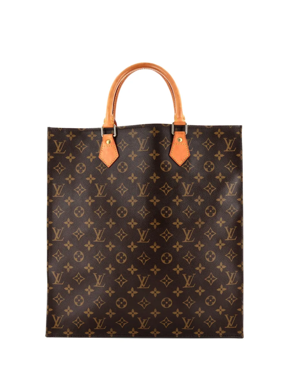 Louis Vuitton Pre-Owned Sac Plat Bag Monogram Canvas tote bag - ブラウン Louis Vuitton Pre-Owned Sac Plat Bag Monogram Canvas tote bag - ブラウン