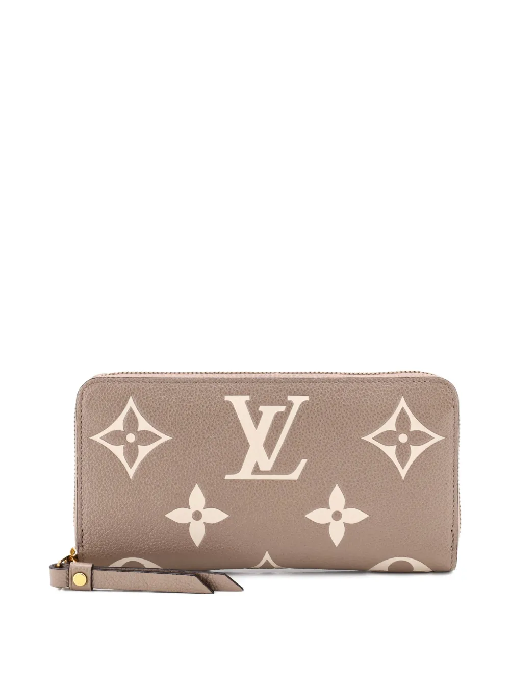 Louis Vuitton Pre-Owned Zippy Wallet Bicolor Monogram Empreinte Giant Louis Vuitton Pre-Owned Zippy Wallet Bicolor Monogram Empreinte Giant