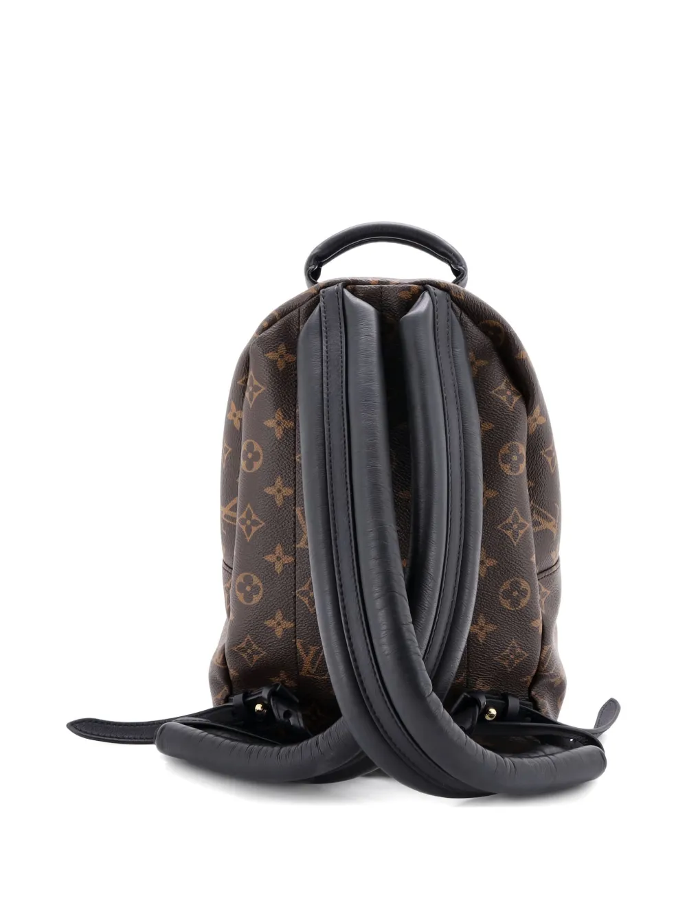 Pre-owned Louis Vuitton Palm Springs Reverse Monogram Canvas Pm Backpack In Brown