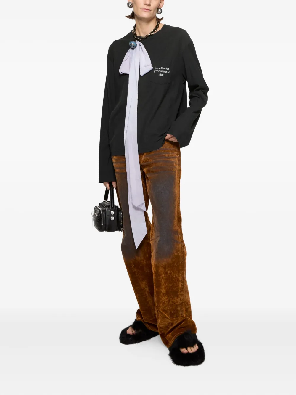 Acne Studios sac porté épaule à fermeture zippée | Homme | Image 2