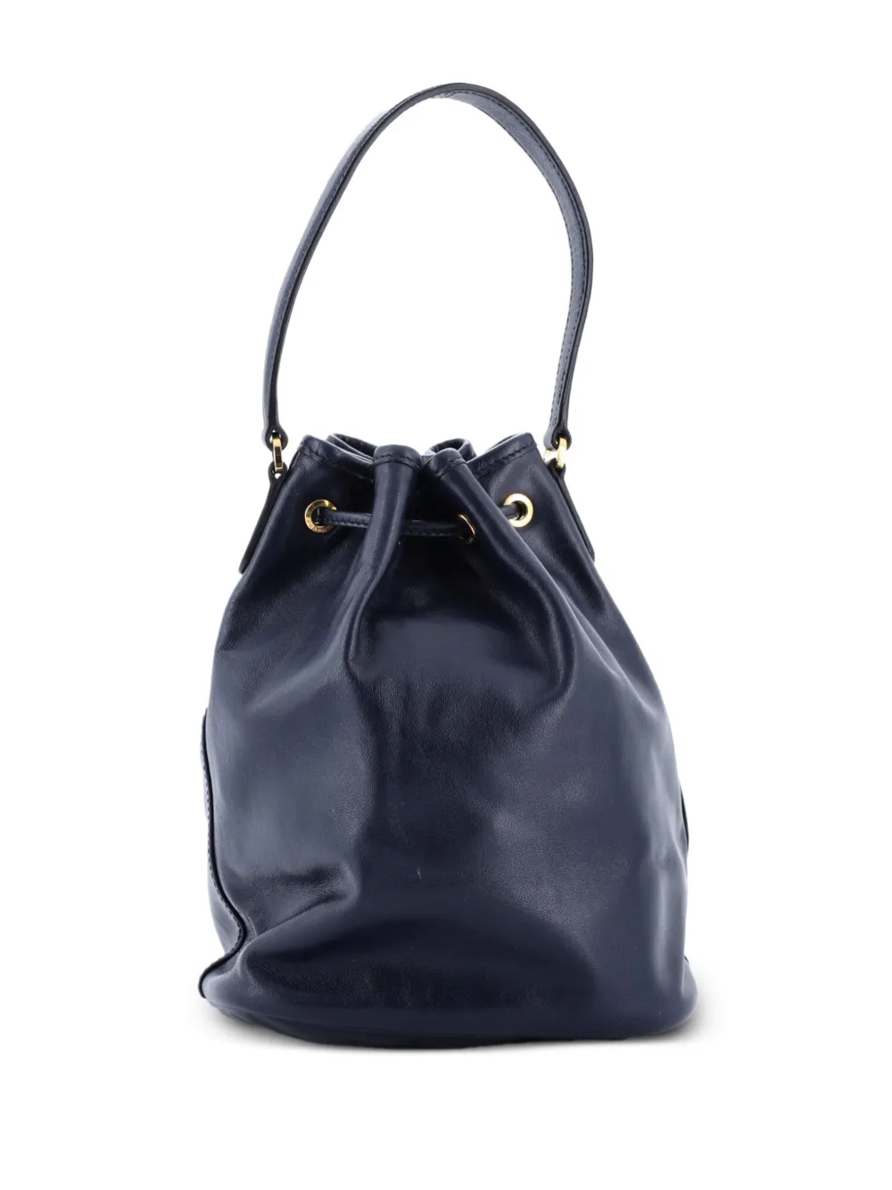 Prada Pre-Owned Drawstring Pocket Soft Calf Small bucket bag | Pre-Owned | Image 2