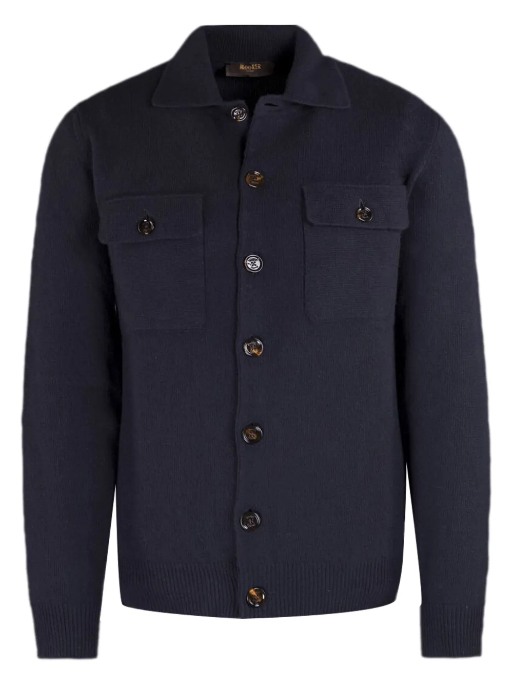 Moorer ロングスリーブ シャツ - ブルー Moorer ロングスリーブ シャツ - ブルー