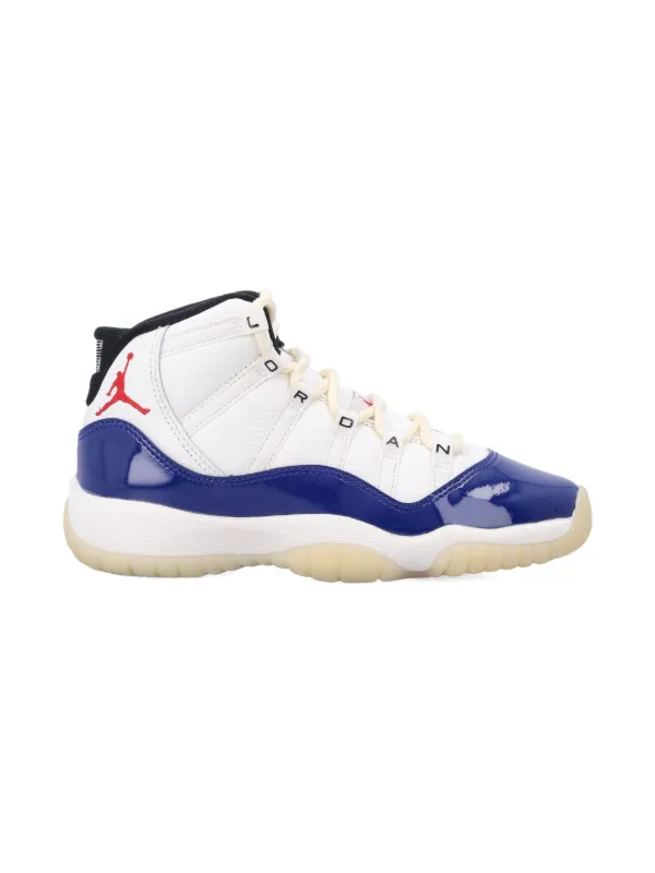 Nike Kids Air Jordan 11 Retro レザースニーカー | ホワイト
