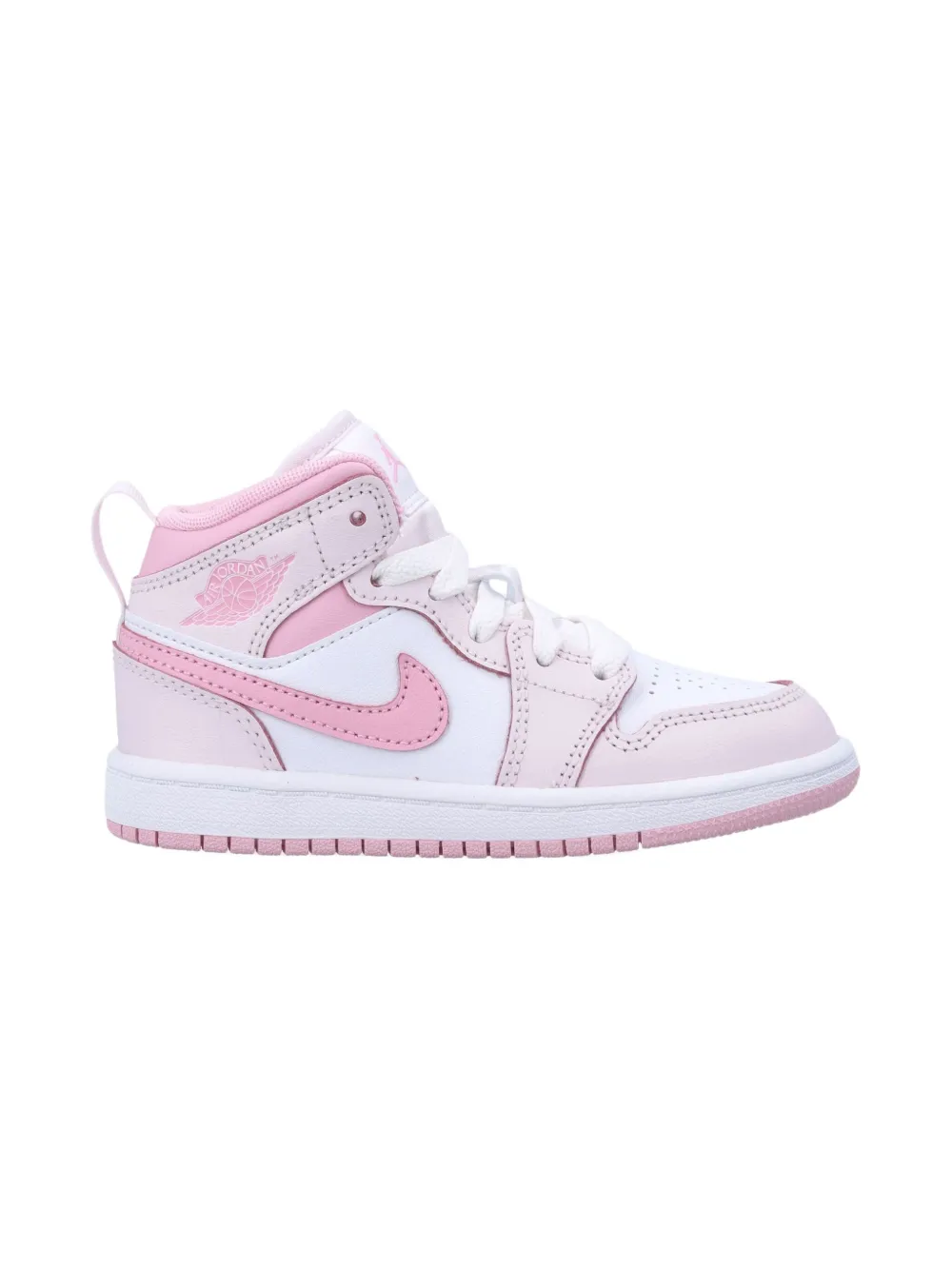 Nike Kids Jordan 1 Mid leather sneakers - Roze