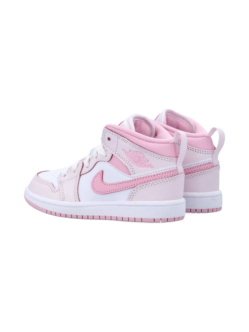 Nike Kids Air Jordan 1 Mid leren sneakers Roze