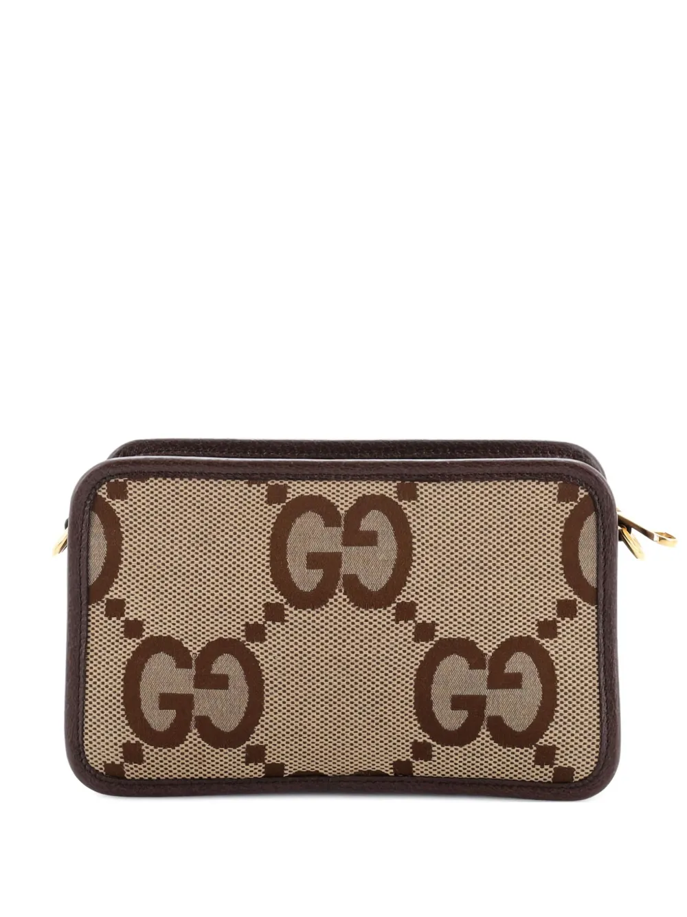 Gucci Pre-Owned Camera Bag Jumbo GG Canvas Mini crossbody bag - ニュートラル