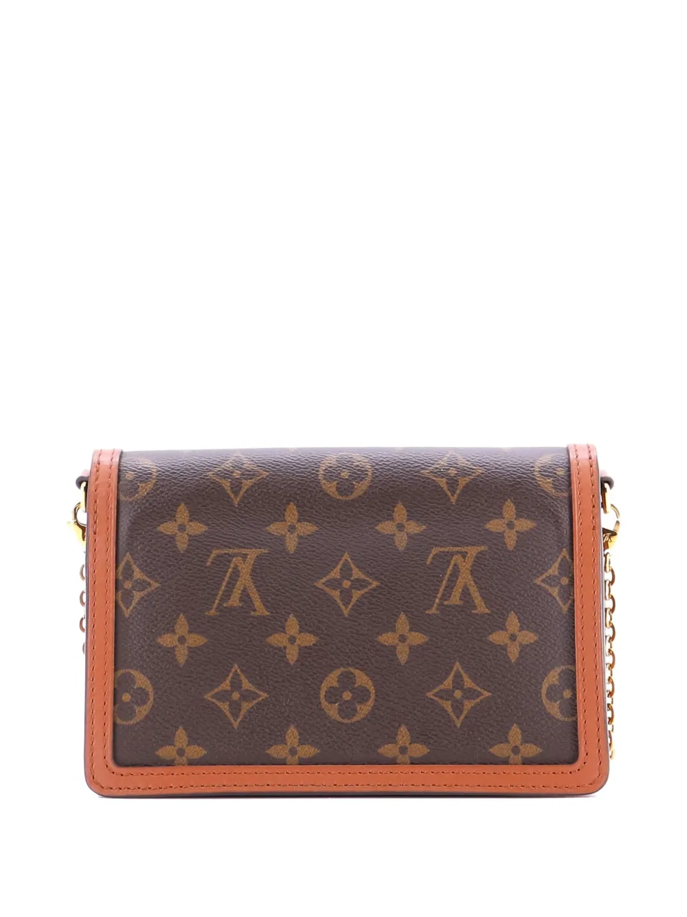 Louis Vuitton Pre-Owned Dauphine Chain Wallet Reverse Monogram Canvas clutch bag | Pre-Owned | Image 2