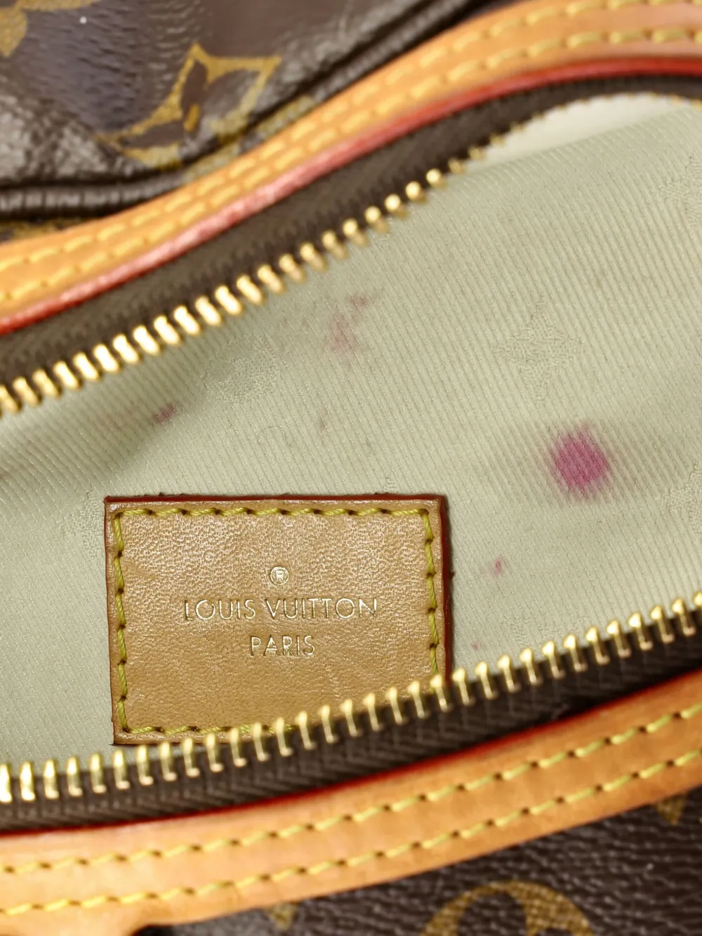 Pre-owned Louis Vuitton High Rise Bum Bag Monogram Canvas Belt Bag In Brown