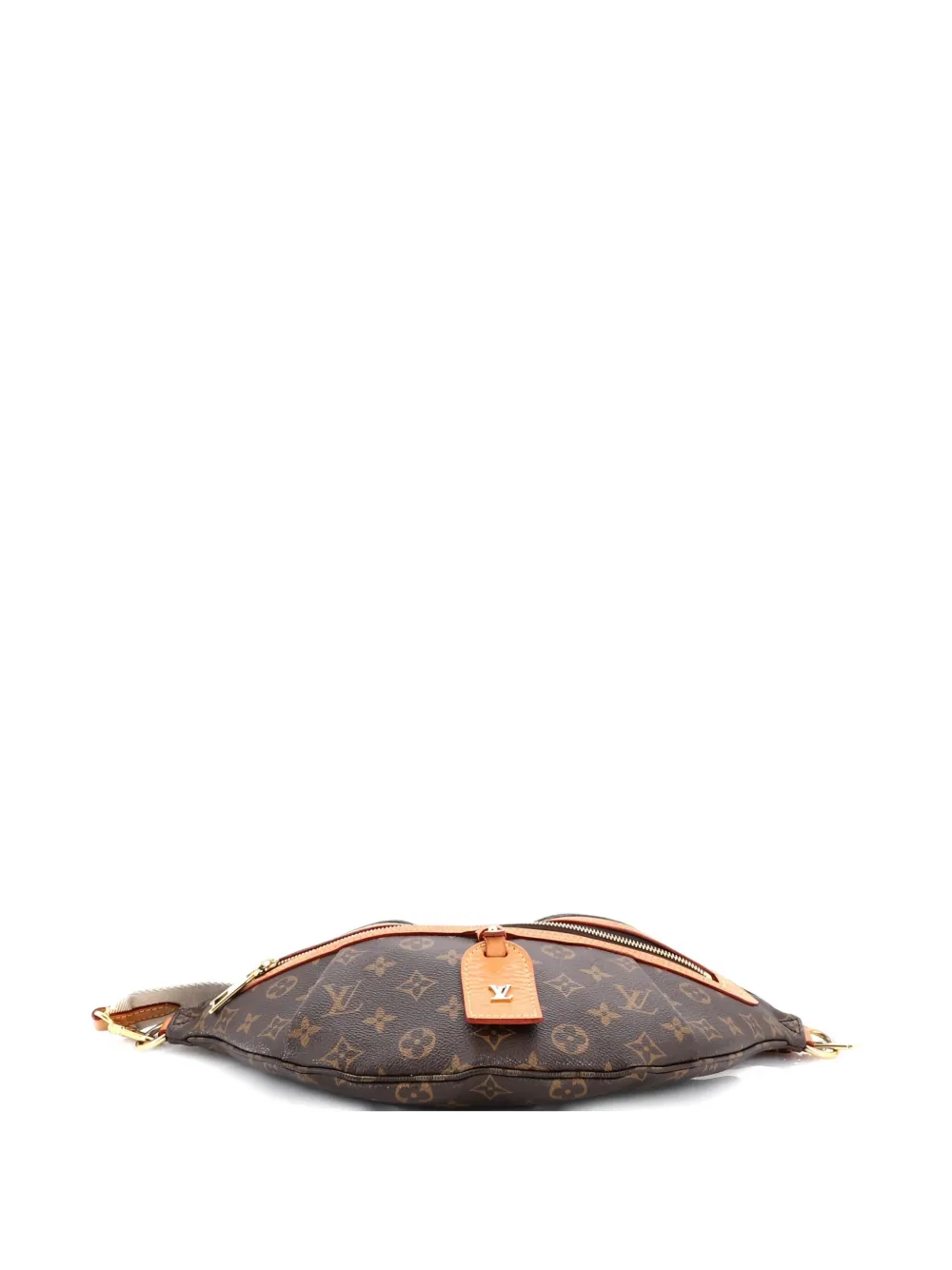 Pre-owned Louis Vuitton High Rise Bum Bag Monogram Canvas Belt Bag In Brown