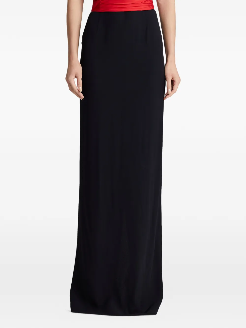Ralph Lauren Collection High waist maxi-rok Zwart