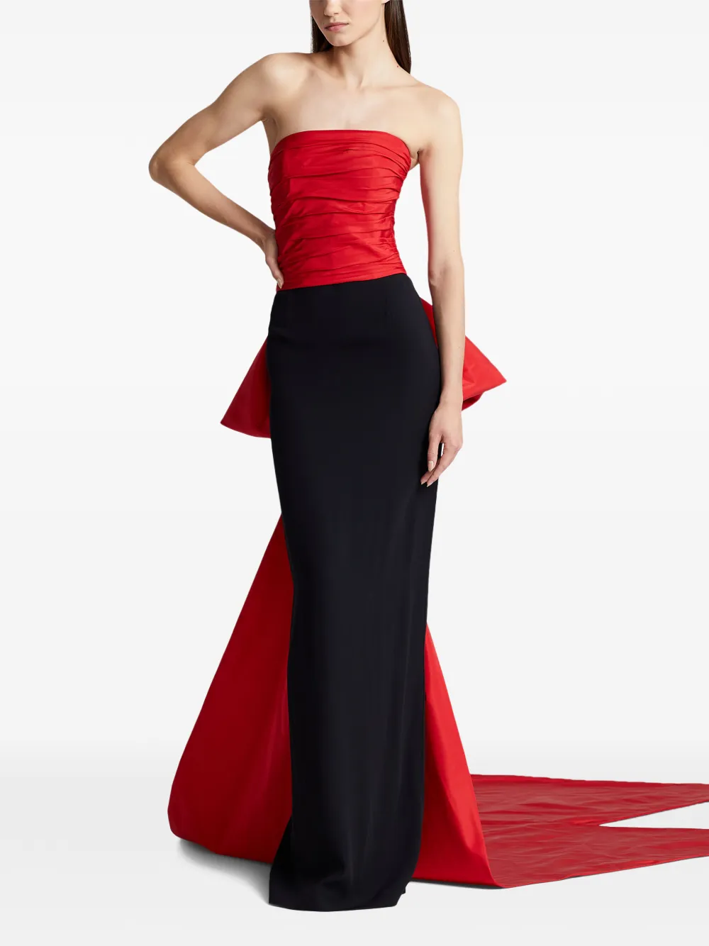 Ralph Lauren Collection High waist maxi-rok Zwart