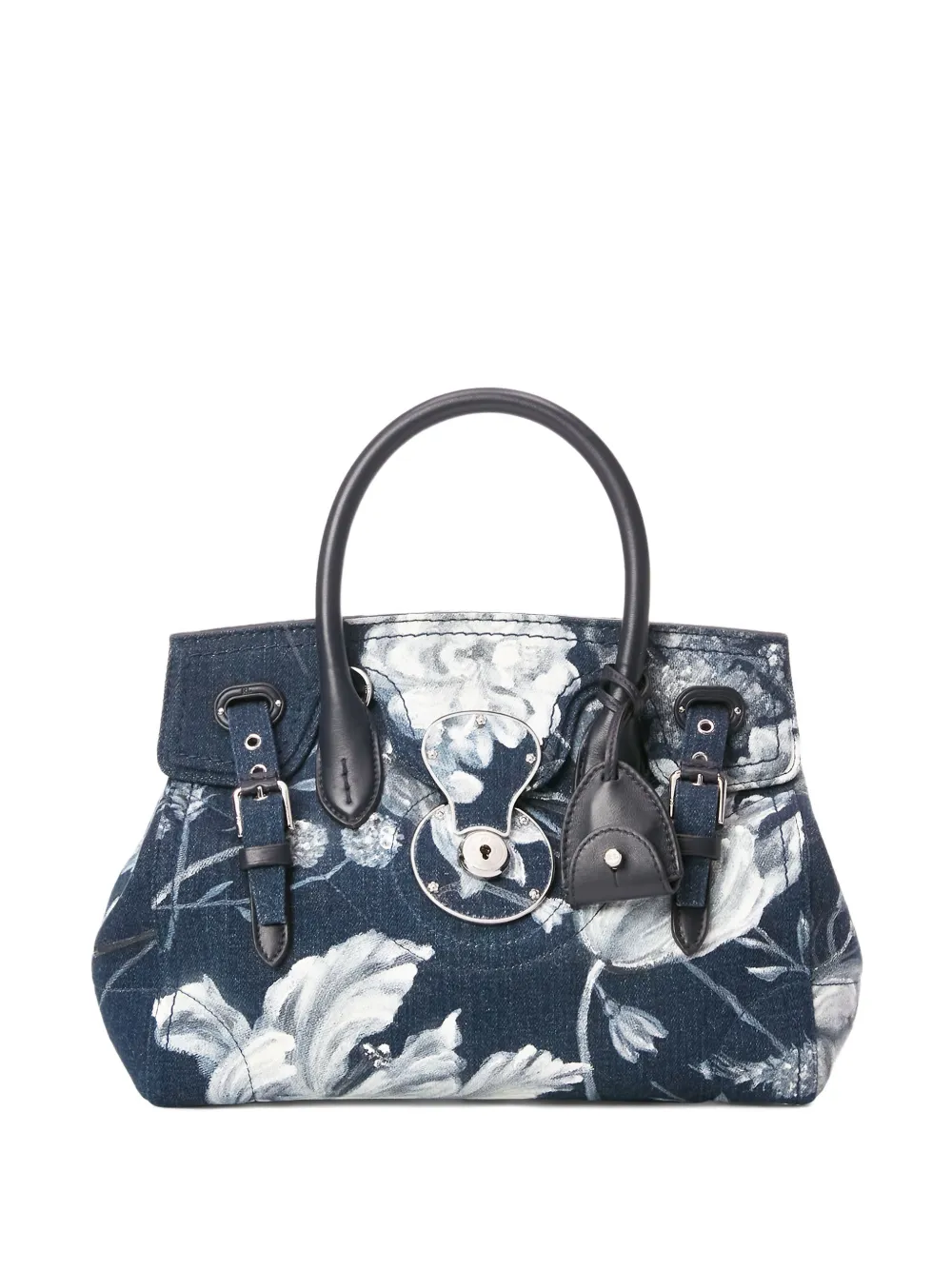 Ralph Lauren Collection floral tote bag - Blu