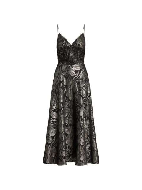 Ralph Lauren Collection Henri floral V-neck midi dress
