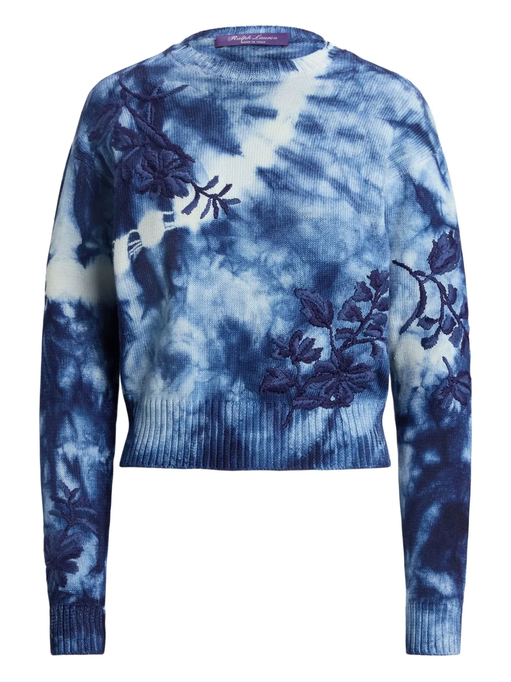 Ralph Lauren Tie-dye Sweater In Blue