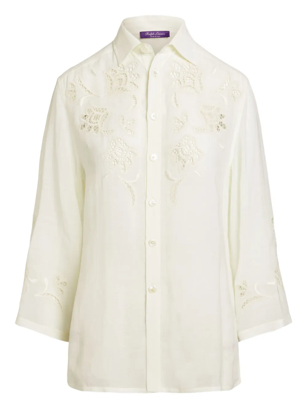 Ralph Lauren Embroidered-detail Shirt In White