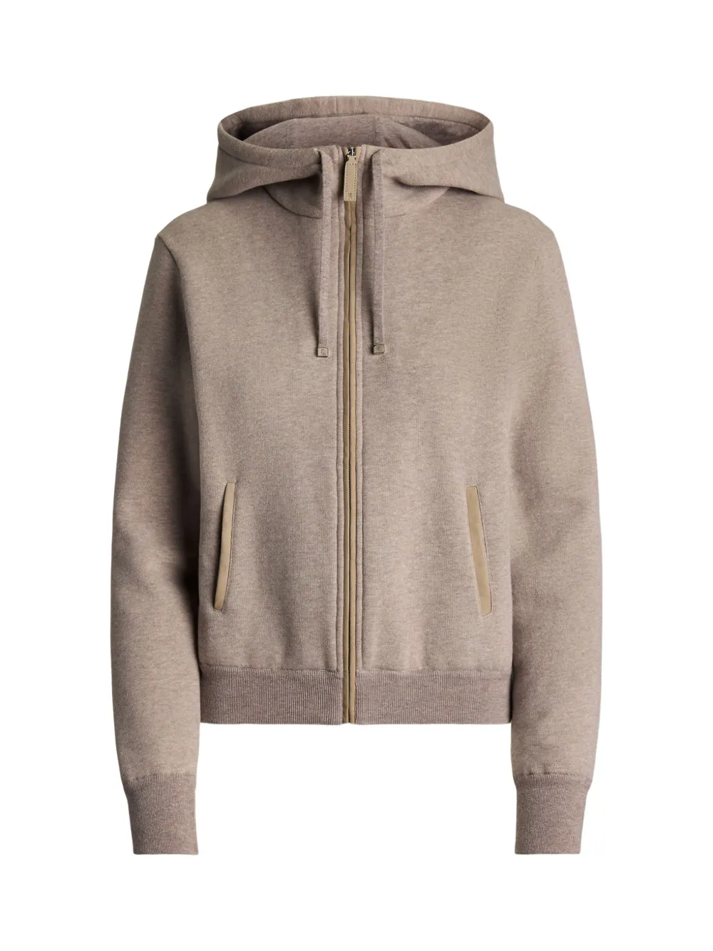 Ralph Lauren Zip-up Hoodie In Neutral