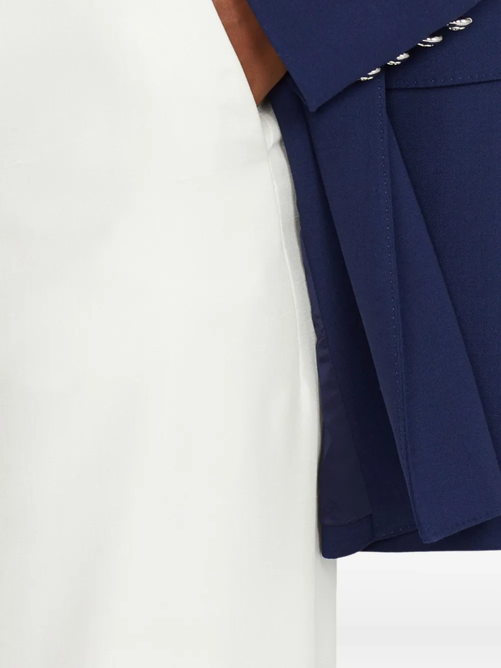 Ralph Lauren Collection Zijden broek Wit