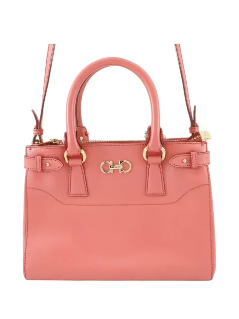 Ferragamo Pre-Owned 2010-2025 Small Leather Gancini Beky satchel