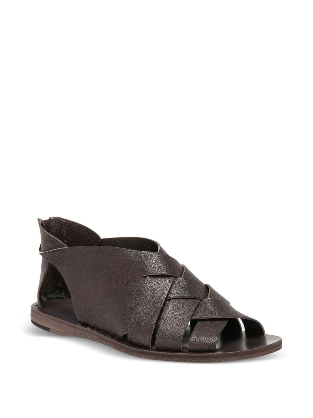  Officine Creative Itaca 048 Zip Sandals - Brown 