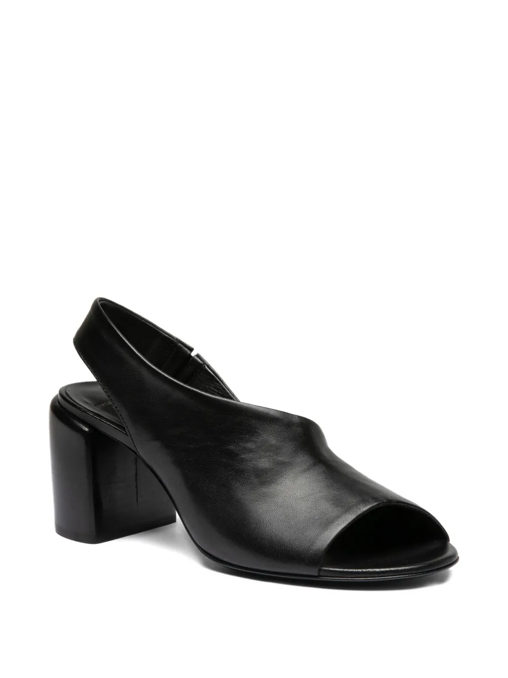 Officine Creative Felicia 005 sandalen met gekruiste hak Zwart