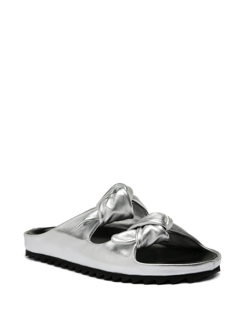 Officine Creative Pelagie 010 geknoopte sandalen Zilver