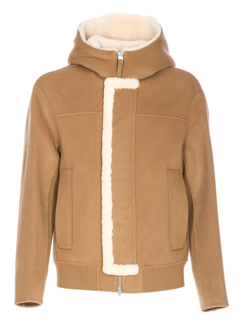 Mackage Jay shearling-hood jacket | Brown | Image 1