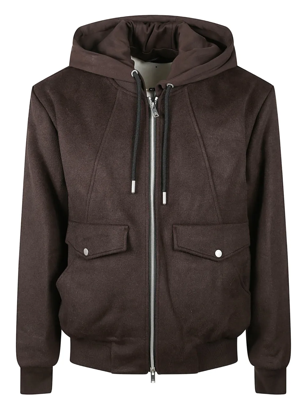 Moose Knuckles hooded zip-up jacket | Brown | Image 1