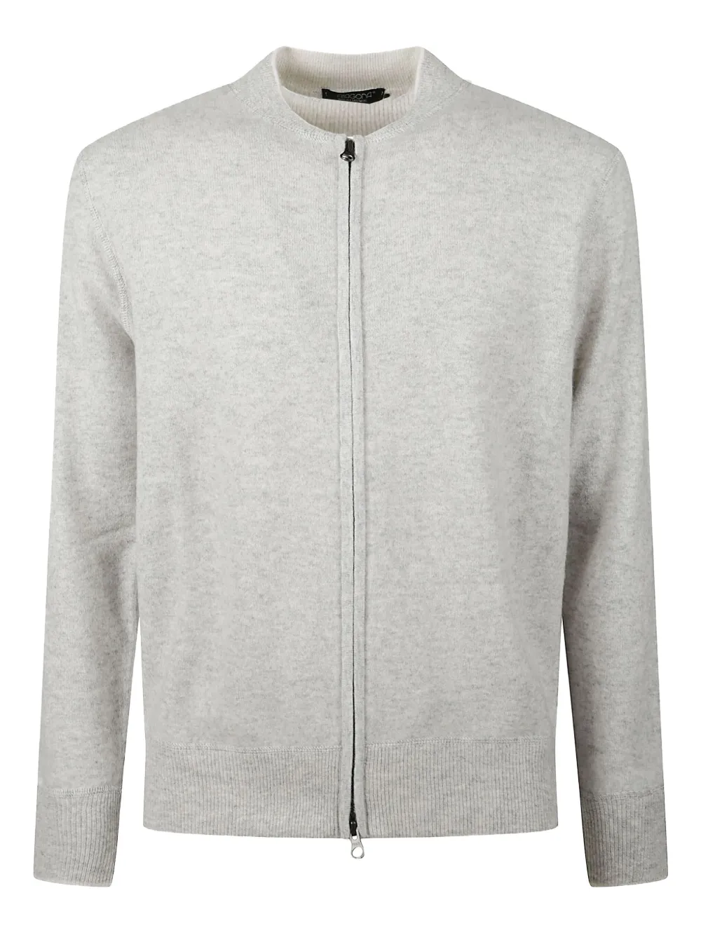 Aragona zip-up cashmere cardigan | Grey | Image 1