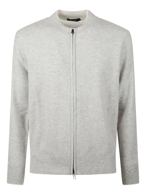 Aragona cardigan en cachemire à fermeture zippée