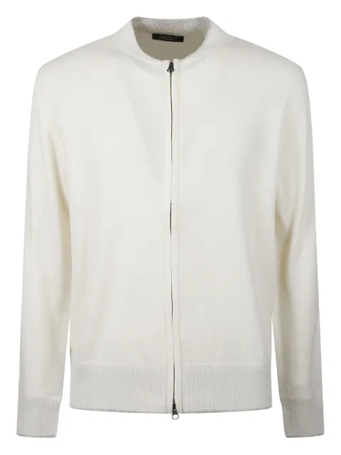 Aragona cardigan en cachemire à fermeture zippée