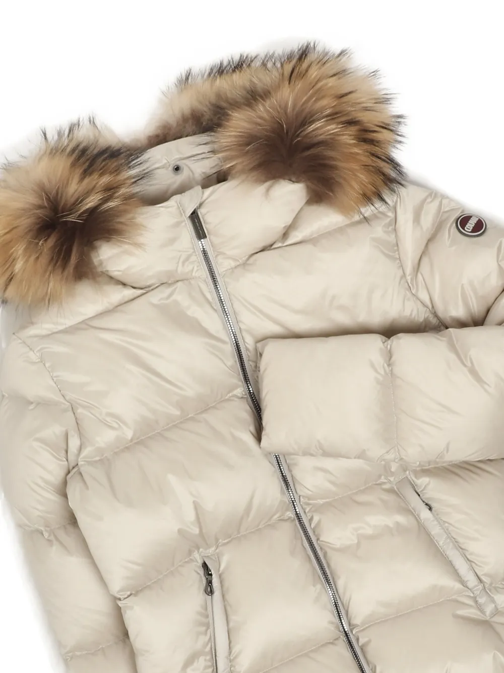 Colmar Hooded Padded Jacket In Neutral