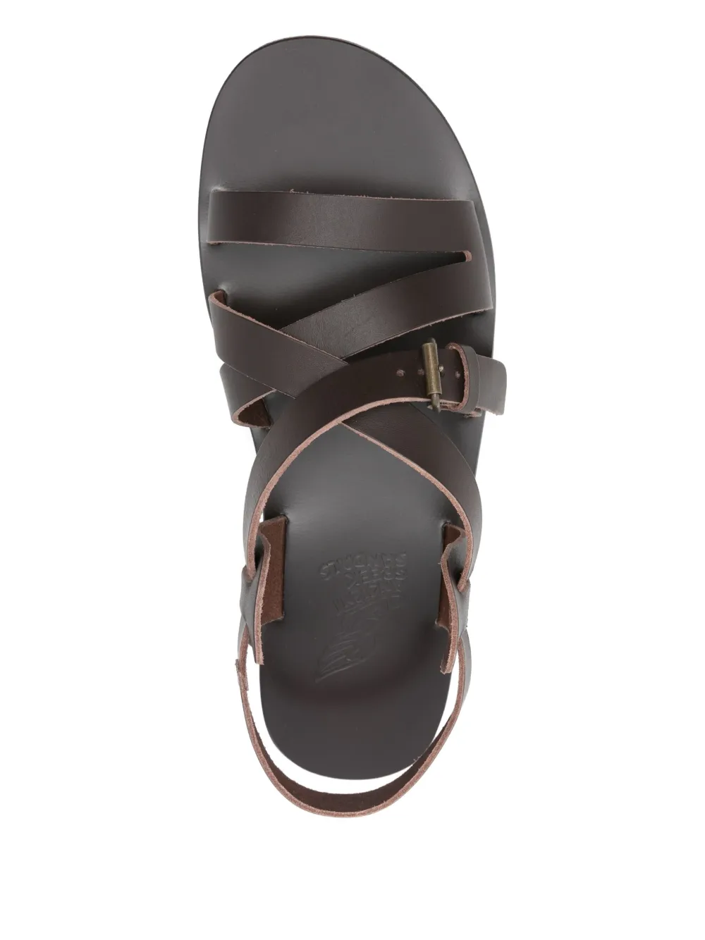 Ancient Greek Sandals Hercules Sandals In Brown