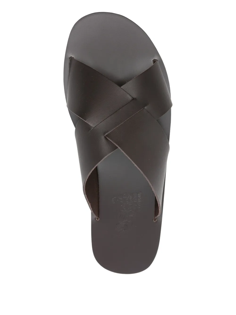 Ancient Greek Sandals Bios sandalen met gekruiste bandjes Bruin