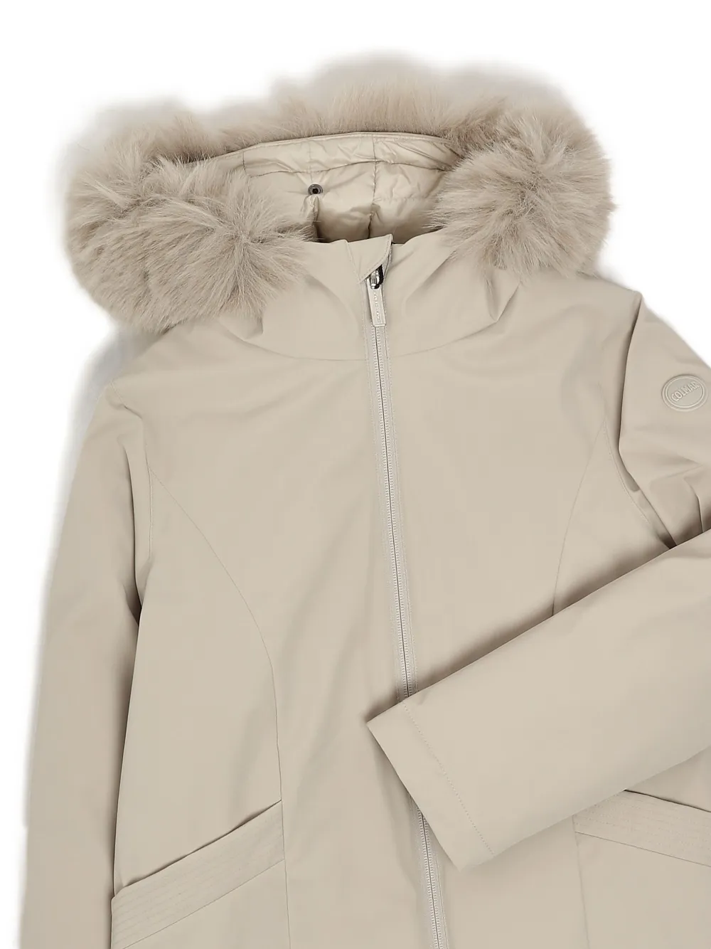 Colmar Hooded Padded Parka In Neutral