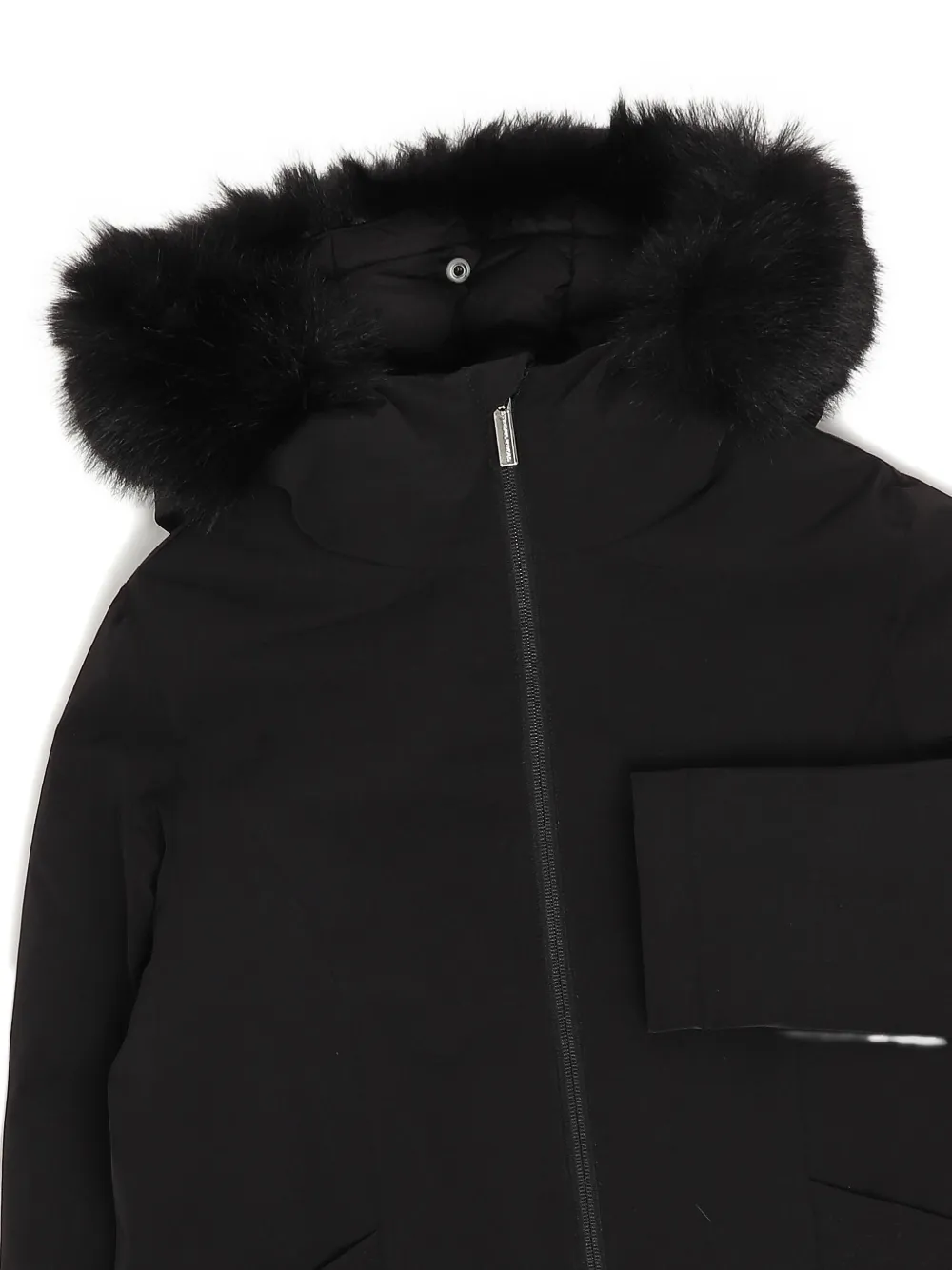 Colmar Hooded Padded Parka In Black