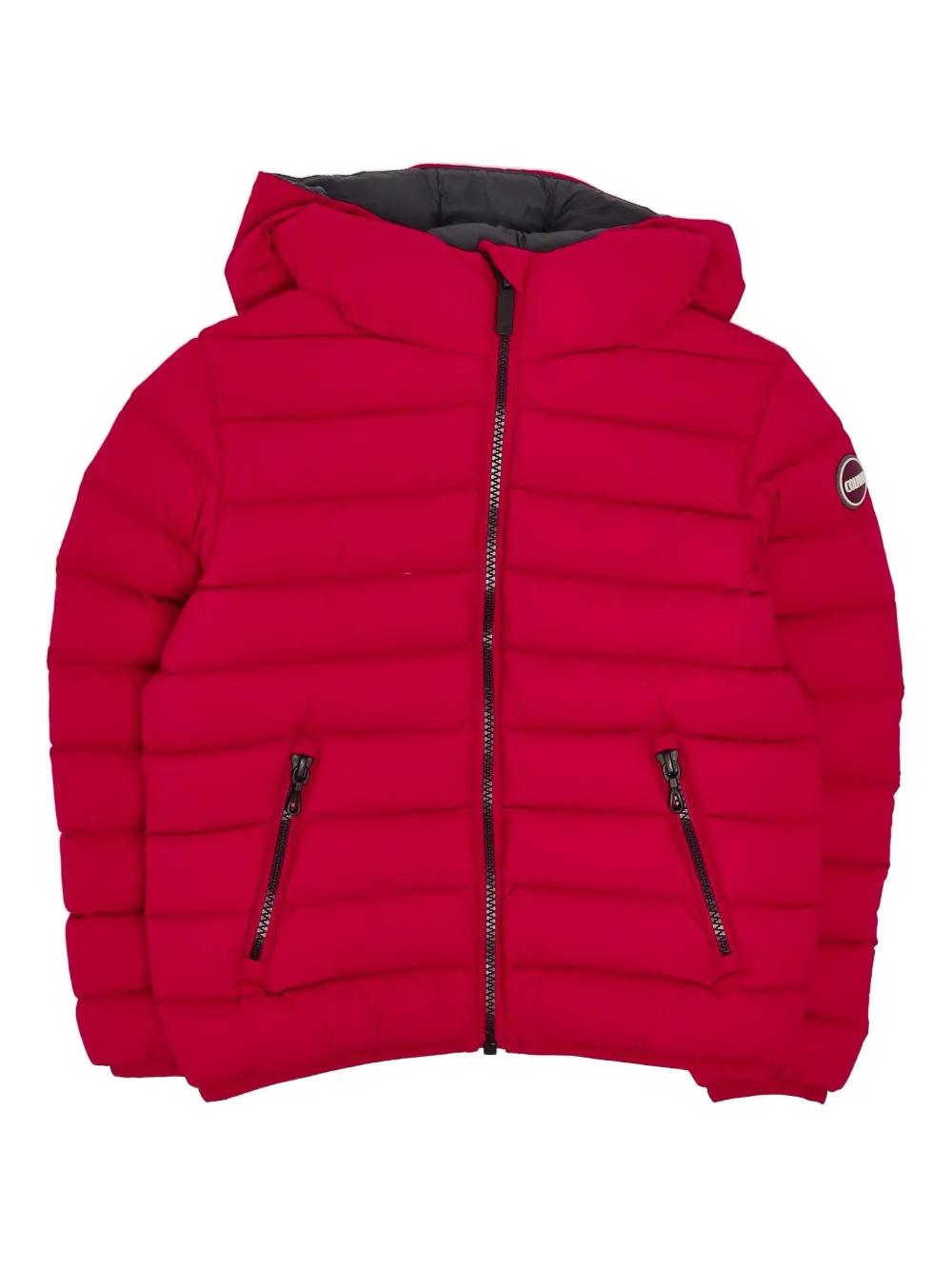 Colmar Hooded Zip-up Padded Jacket In Red