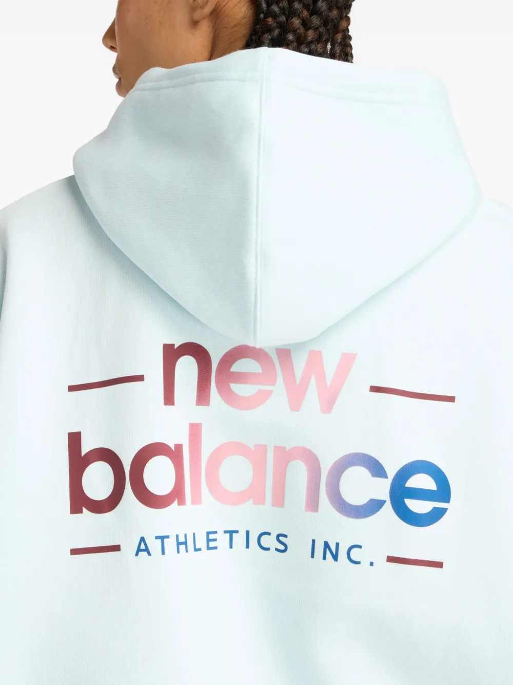 New Balance Reimagined hoodie met kleurverloop Blauw