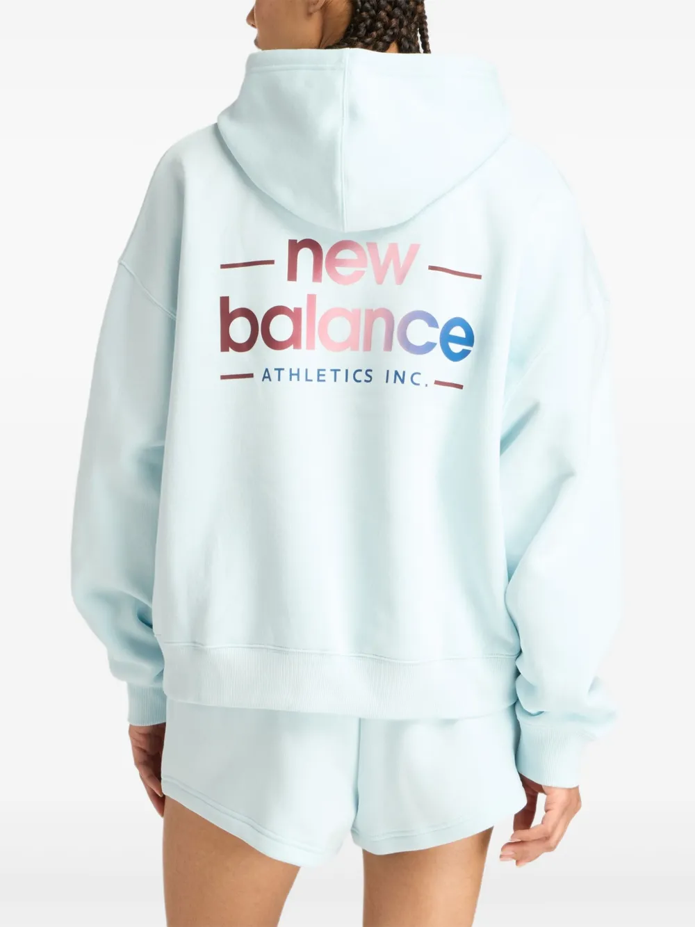 New Balance Reimagined hoodie met kleurverloop Blauw