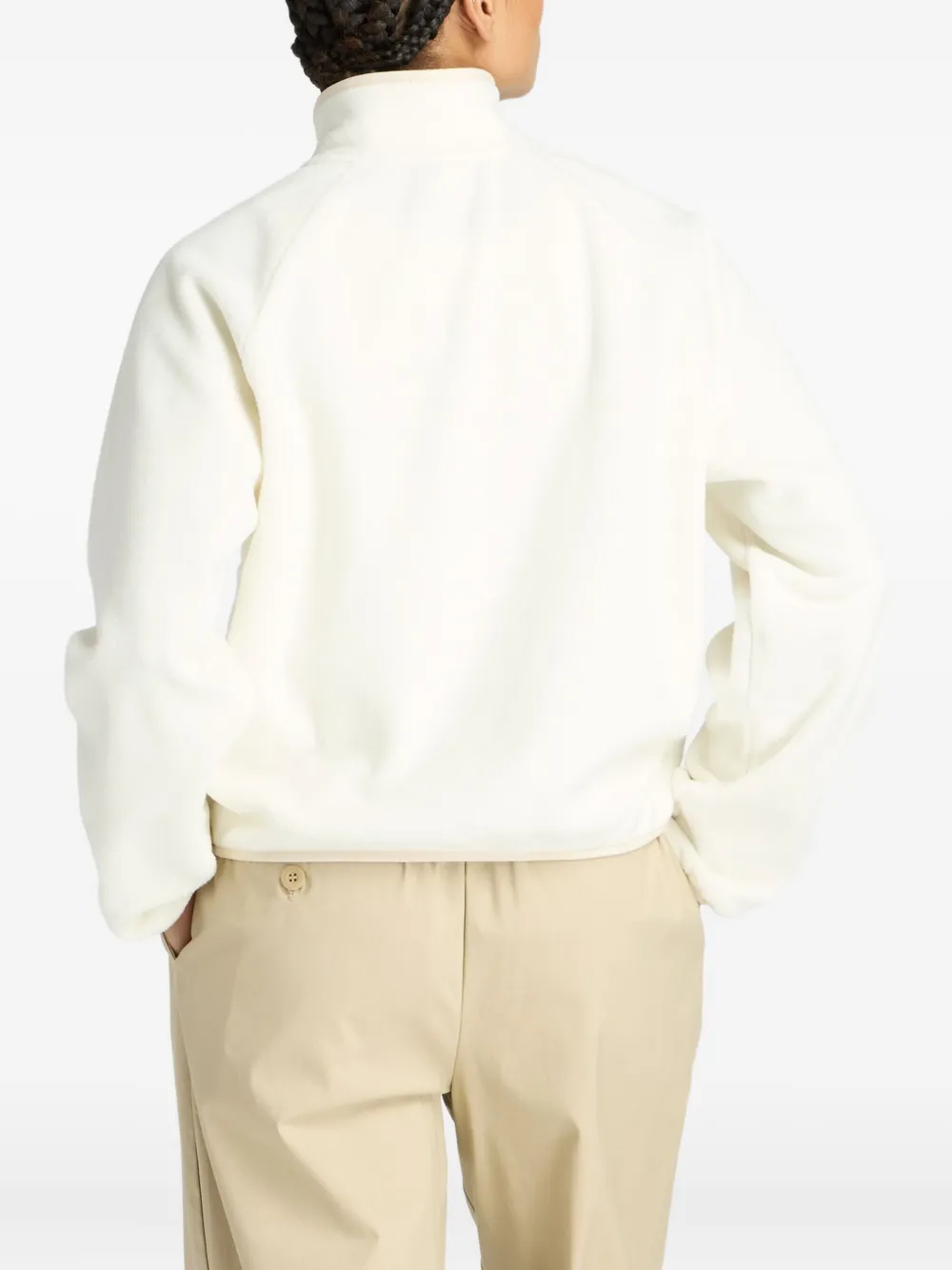 New Balance Sweater met halve rits Beige